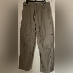 Kuhl Men's Olive Green Liberator Convertible Stealth Zip Off Pants 32x32